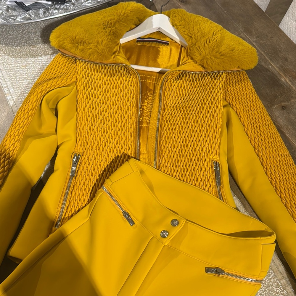 Fusalp Yellow Ski Snow Jacket